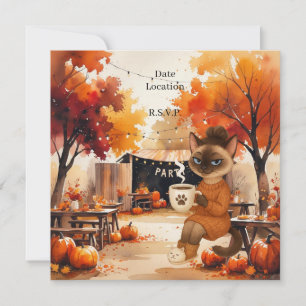 Fall Flannel & Fizz Friendsgiving Party Save The Date