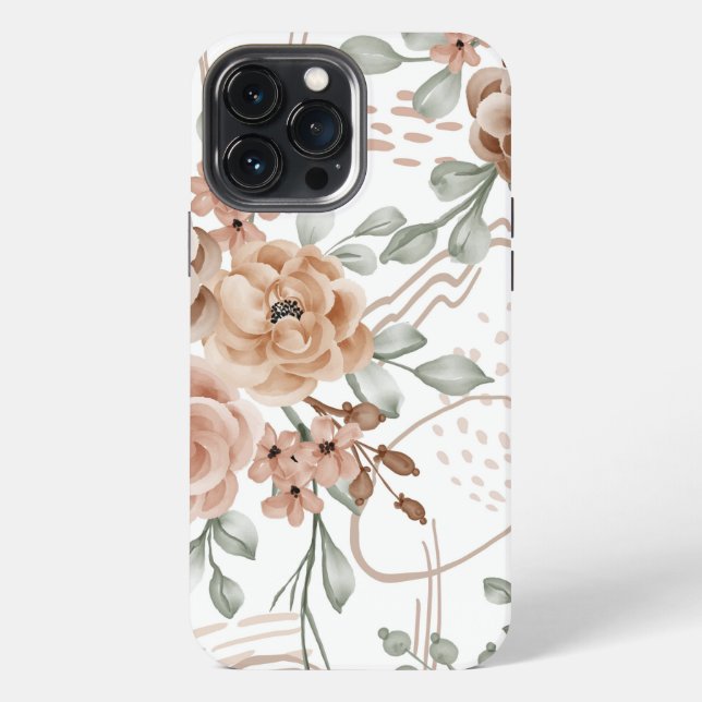 Fall Floral Case-Mate iPhone 13 Pro Max Hülle (Rückseite)