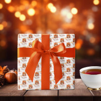 Fall Floral Hütte Core Teacup Happy Birthday
