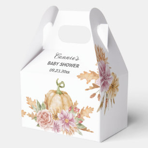 Fall Floral Little Pumpkin Baby Dusche Geschenkschachtel
