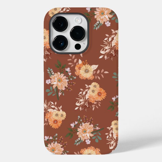 Fall Floral Phone Case-Mate iPhone 14 Pro Hülle (Rückseite)