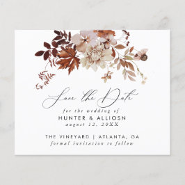 Fall Floral Save the Date
