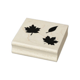 Fall Foliage Art Briefmarke Gummistempel