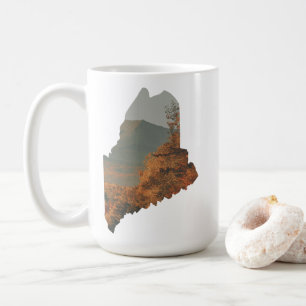 Fall Foliage auf Katahdin in Maine Kaffeetasse