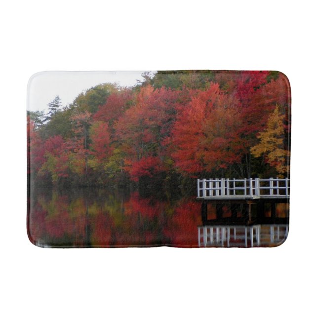 Fall Foliage Bath Mat Badematte (Vorderseite)