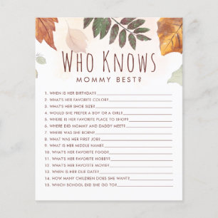 Fall Foliage, der Mommy Baby Game kennt