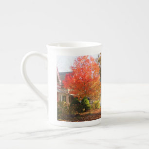Fall Foliage in Oak Bluffs - Martha's Vineyard Prozellantasse