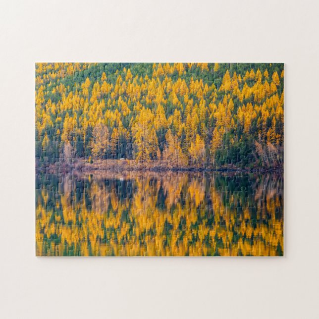 Fall Foliage on the Lake (Horizontal)