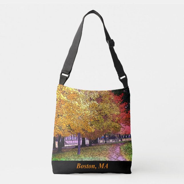 Fall Foliage Tragetaschen Mit Langen Trägern (Vorderseite)