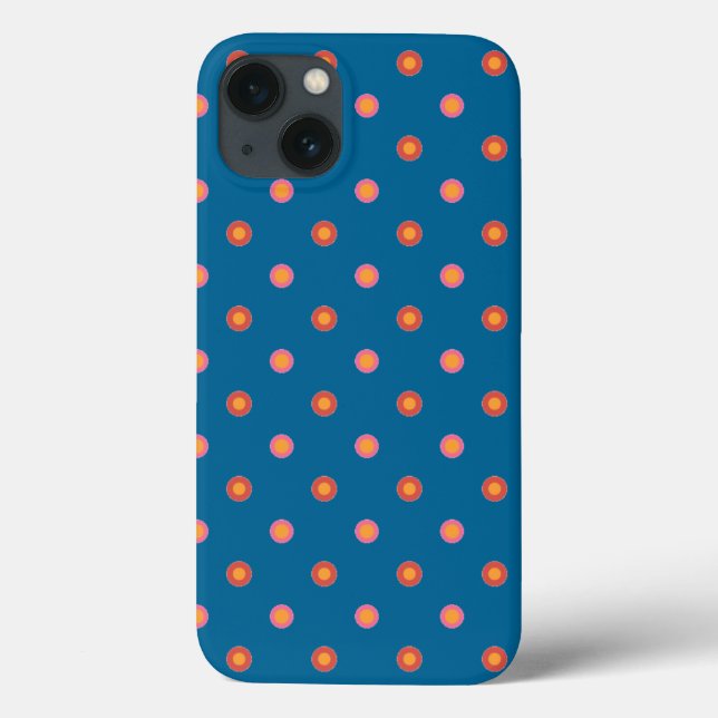 Fall Folk Art Collection Polka Dot iPad Case-Mate iPhone Hülle (Rückseite)