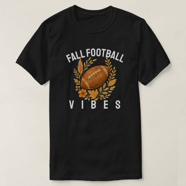 Fall Football Vibes T-Shirt (Design vorne)