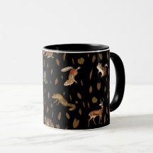 Fall Forest Animals Autumn Leaves