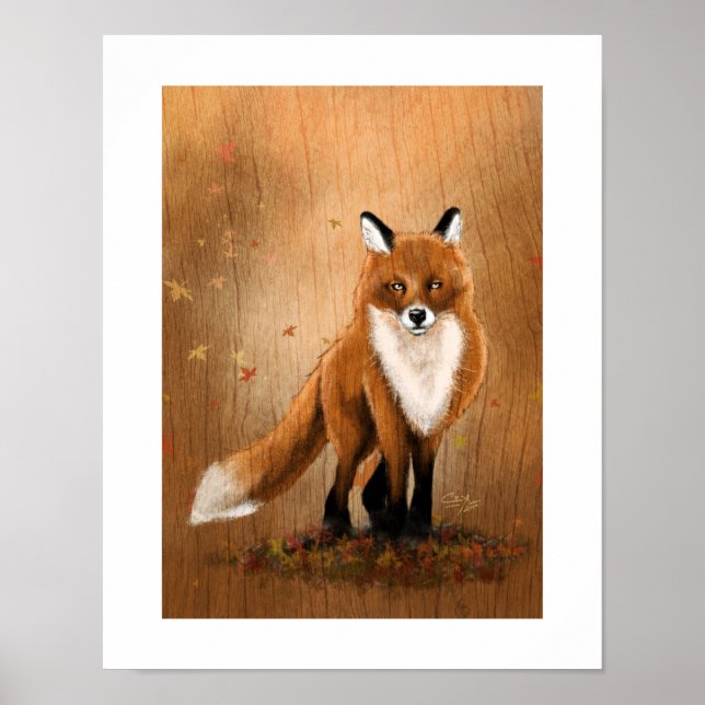 Fall Fox Poster (Vorne)