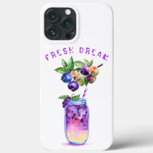 Fall "Fresh Blueberry Juice Cool Drink iPad" Case-Mate iPhone Hülle