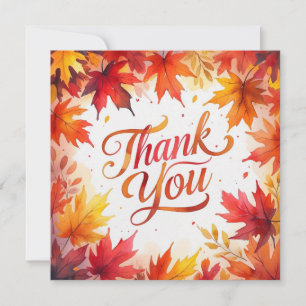 Fall Friendsgiving Dankeskarte