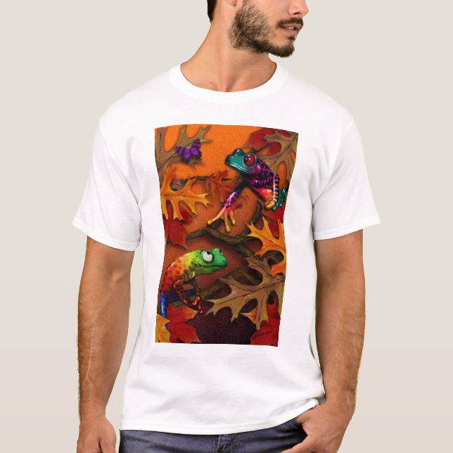 Fall-Frösche T-Shirt (Vorderseite)