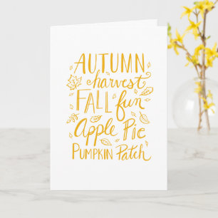 Fall Fun Card Karte