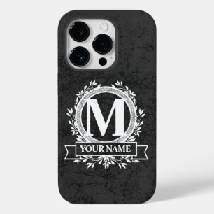Fall für die florale Monogram-Design-Case-Mate-iPh Case-Mate iPhone 14 Pro Hülle