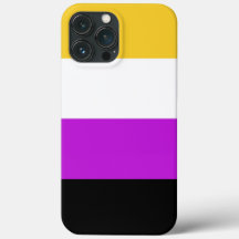 Fall für iPhone-Case für nicht binäre Farben Flag