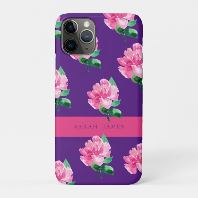 Fall für iPhone mit benutzerdefinierter Wasserfarb Case-Mate iPhone Hülle (Rückseite)