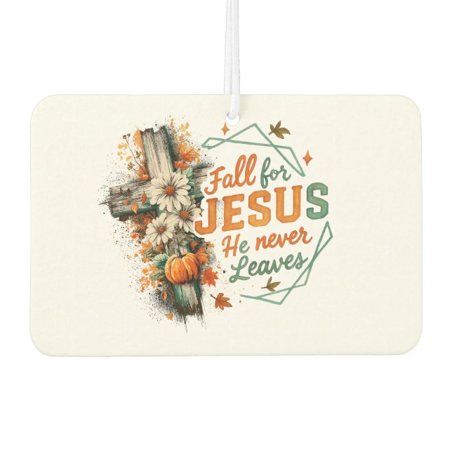 Fall für Jesus... Autolufterfrischer (Vorderseite)