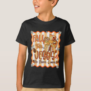 Fall für Jesus er Verlasst nie Blätter Herbst Chri T-Shirt