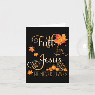 Fall Für Jesus Er Verlässt Niemals Karte