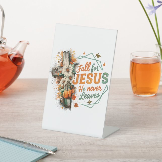 Fall für Jesus... Sockelschild (In SItu)