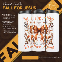 Fall für Jesus Thermal Tumbler Thermosbecher