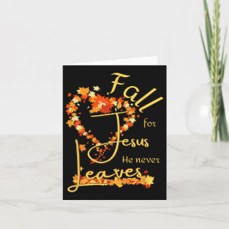Fall für Jesus, Verlasse er nie dankbar gesegnet E Karte