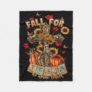 Fall für Jesus, Verlasse er nie Pumpkin Sonnenblum Fleecedecke