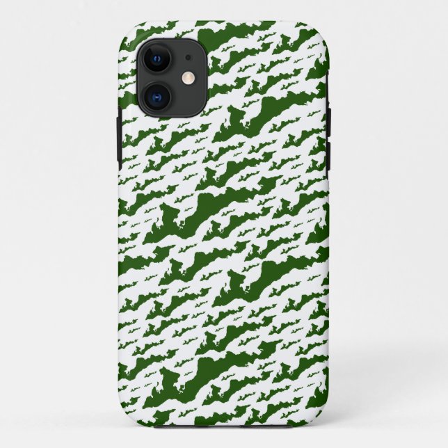 Fall für klassische Fishers Island-Logo Case-Mate iPhone Hülle (Rückseite)