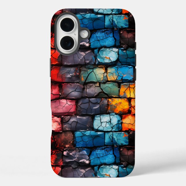 Fall für künstlerische Brillenwand iPhone 16 Plus Hülle (Rückseite)