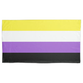 Fall für nicht binäre Flag King Pillow Kissenbezug