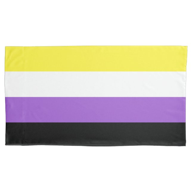 Fall für nicht binäre Flag King Pillow Kissenbezug (Vorderseite)