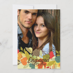 Fall Garland Foto Ankündigung