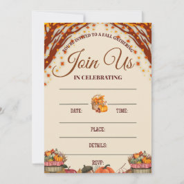 Fall Gathering Celebration Design Einladung