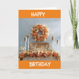 **FALL** GEBURTSTAG & DANKFUL FÜR **MEINE MAMA** K KARTE