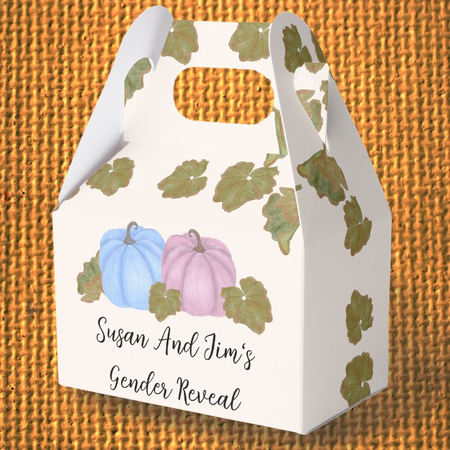 Fall Gender offenbaren wenig Pumpkin-Thema Geschenkschachtel (Von Creator hochgeladen)