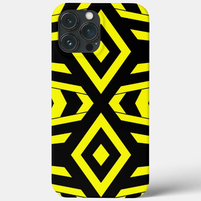 Fall geometrischer Bee Case-Mate iPhone Hülle (Rückseite)