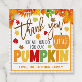 Fall-Geschenk-Tag Geschenkanhänger