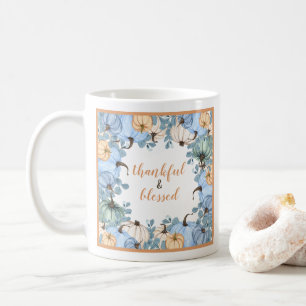 Fall gesegnet und dankbar kaffeetasse