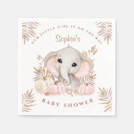 Fall Girl Babydusche Papier Napkins Serviette