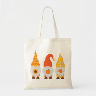 Fall Gnome. Herbstschwinze im niedlichen Cartoon. Tragetasche