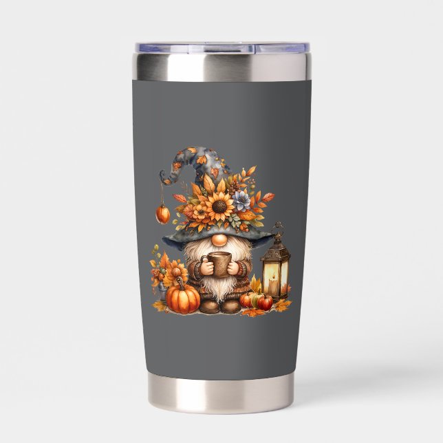 Fall Gnome Insulbler Thermobecher (Vorderseite)
