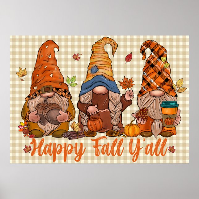 Fall Gnomes Poster (Vorne)