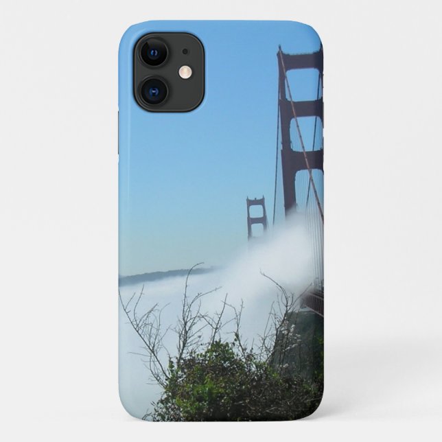 Fall - Golden Gate Bridge in Nebel Case-Mate iPhone Hülle (Rückseite)