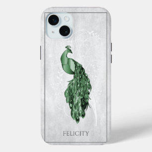 Fall Green Elegant Peacock Case-Mate iPhone Case-Mate iPhone Hülle