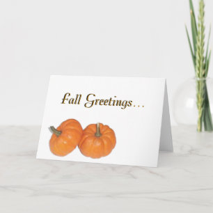 Fall Greetings. Feiertagskarte