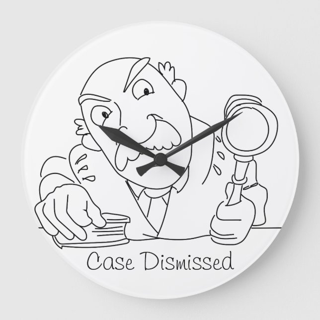 Fall Große Wanduhr (Vorderseite)